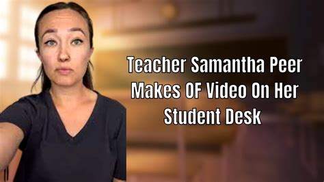 samantha peer porno|FULL VIDEO: Teacher Samantha Peer Nude & Sex Tape